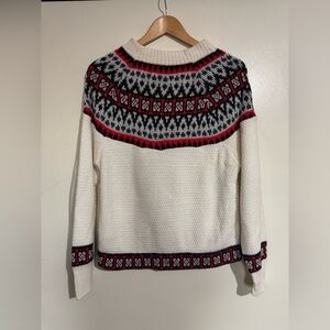 Robert Bruce Paul Mage Vintage Nordic Scandinavian Pattern Crewneck Sweater S